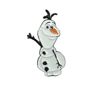 Olaf Snowman Lapel Pin Frozen Carrot Nose Badge Brooch Accessories Jewelry Pin
